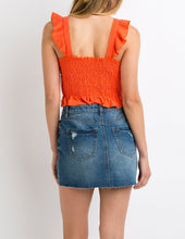 Load image into Gallery viewer, Refuge Frayed Hem Denim Skirt