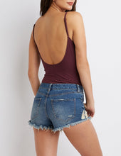 Load image into Gallery viewer, Scoop Neck Open Back Bodysuit