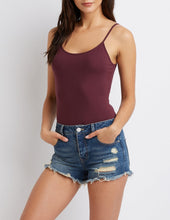 Load image into Gallery viewer, Scoop Neck Open Back Bodysuit