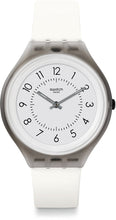 Load image into Gallery viewer, Swatch Skin Skinclass White Dial Silicone Strap Unisex Watch SVUM101
